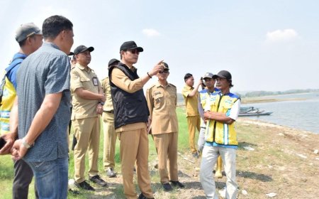 Dongkrak Sektor Pertanian, Pemkab Lamongan Keruk Waduk Gondang Agustus Mendatang