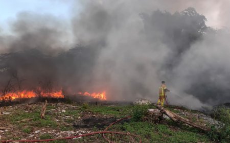 Cuaca Panas dan Kering, Damkarla Gresik Ingatkan Bahaya Bakar Sampah Tampa Pengawasan