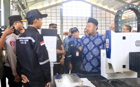Sentra IKM Logam Gresik Resmi Berdiri di Menganti, Jadi Pusat Produksi dan Magang Siswa SMK