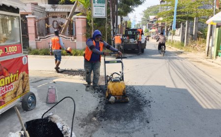 Persiapan Infrastruktur Muktamar NU ke-35, Dinas PUPR Jombang Gerak Cepat Perbaiki Jalan dan Drainase