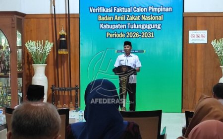 10 Calon Pimpinan Baznas Tulungagung Jalani Verifikasi Faktual, Plt Bupati Pastikan Tanpa Titipan