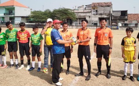 Sempat Dihentikan Terkait Perizinan, Kompetisi Piala Soeratin Gresik U-13 dan U-15 Kembali Bergulir