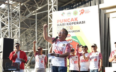 Harkopnas ke-79 Gresik: Wabup Alif Pastikan Koperasi Desa Merah Putih Tak Matikan Toko Kelontong