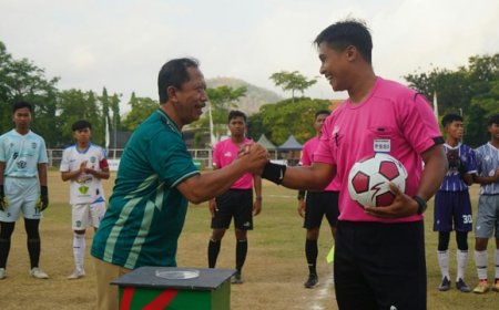 Pj Sekda Triadi Admono Resmi Buka Trenggalek Student League 2026, Ajang Lahirkan Bibit Unggul Sepak Bola