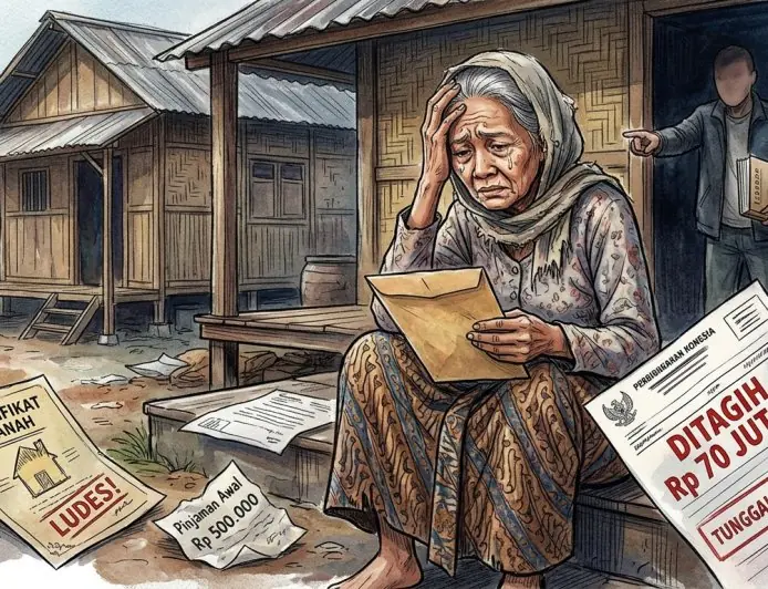 Nasib Pilu Nenek Ngatini: Pinjam Rp500 Ribu, Sertifikat Ludes! Kini Ditagih Rp70 Juta oleh Bank Jombang