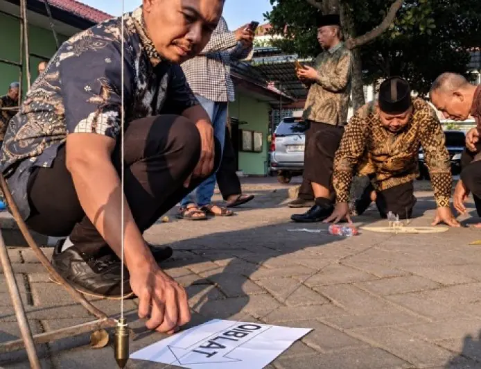 Manfaatkan Fenomena Rashdul Kiblat, Kemenag Tulungagung Ajak Warga Kalibrasi Arah Kiblat