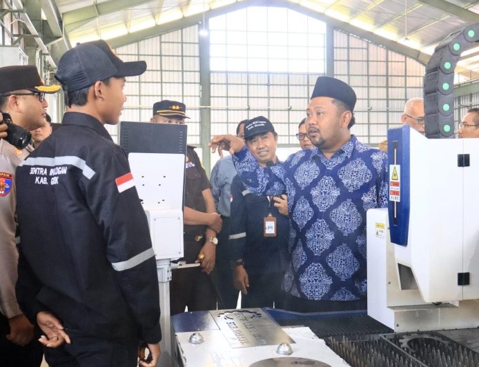 Sentra IKM Logam Gresik Resmi Berdiri di Menganti, Jadi Pusat Produksi dan Magang Siswa SMK