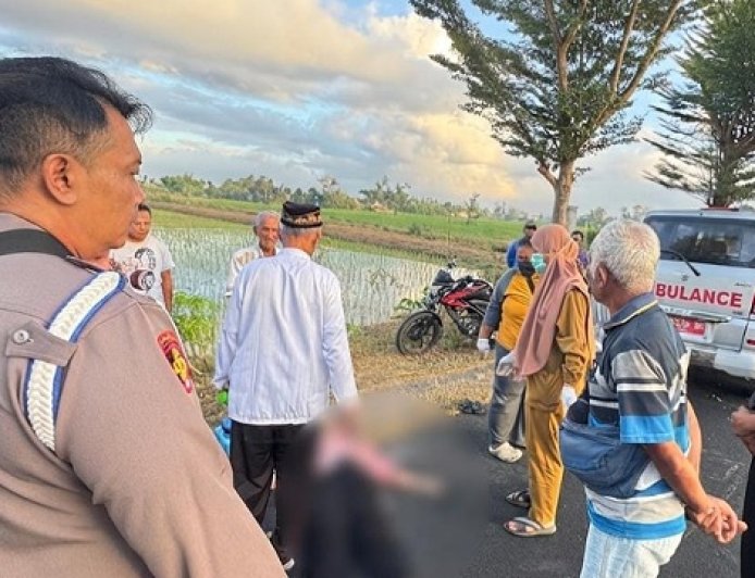 Lansia di Tulungagung Tewas Usai Tabrakan dengan Sepeda Motor di Sumbergempol