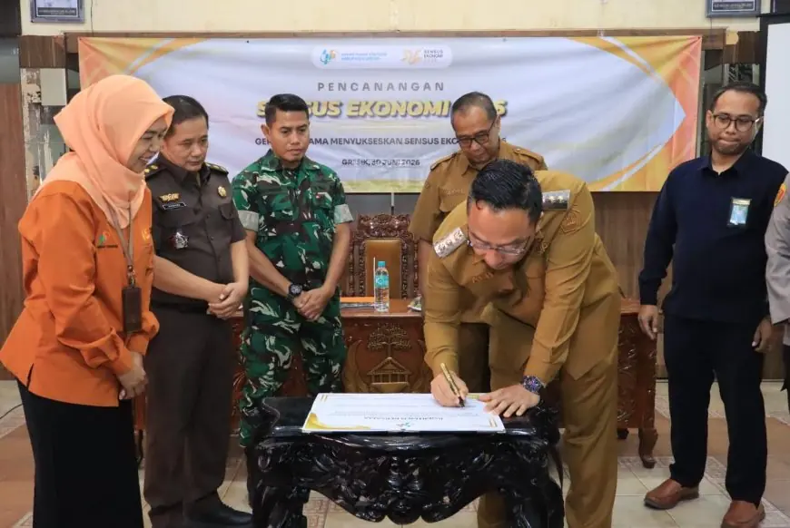 Capaian Baru 17 Persen, Pemkab Gresik Siapkan Percepatan Pendataan Digital Sensus Ekonomi 2026