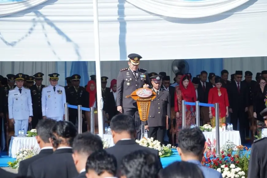 Peringatan Hari Bhayangkara ke-80 di Lamongan Berjalan Khidmat, Komitmen Polri Dekat dan Melayani Masyarakat
