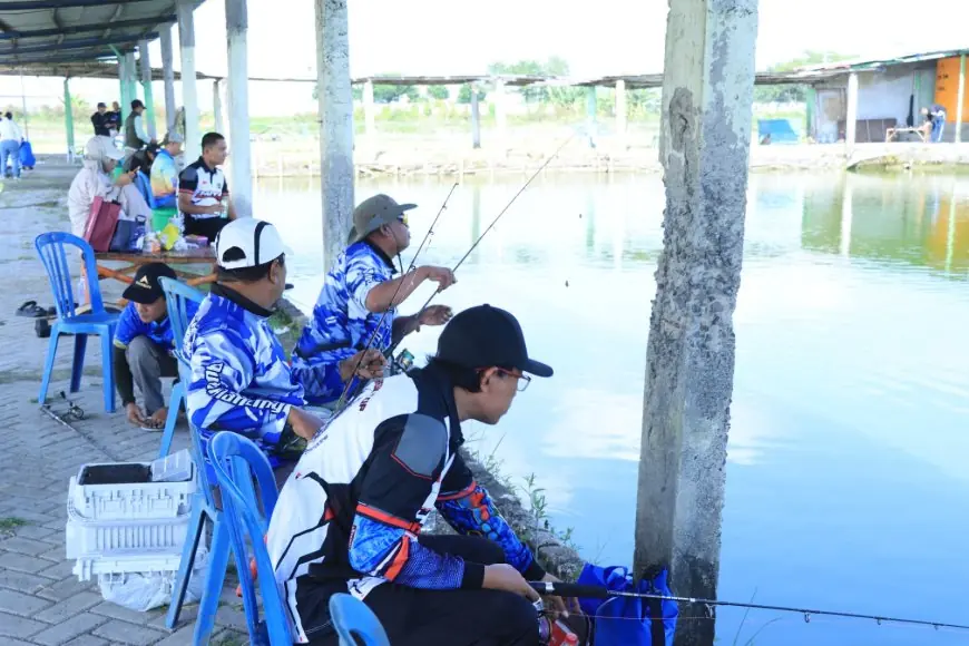 Jogo Gresik Bersama, Kapolres Gresik Fishing Championship Cup Jadi Ajang sinergi Polri dan Media
