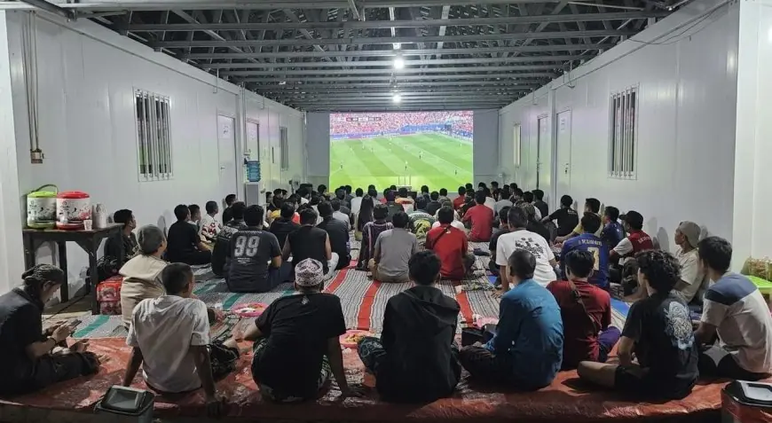 Demam Piala Dunia 2026 di Gresik, Nobar BIP Satukan Warga dan Perusahaan Tanpa Sekat