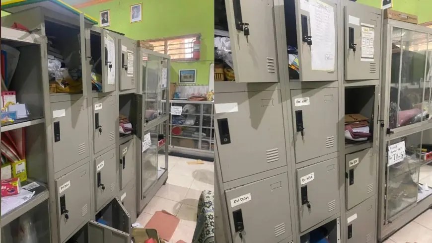 SDN 1 Kedungkumpul Lamongan Kemalingan, Ruang Kantor Diacak-acak