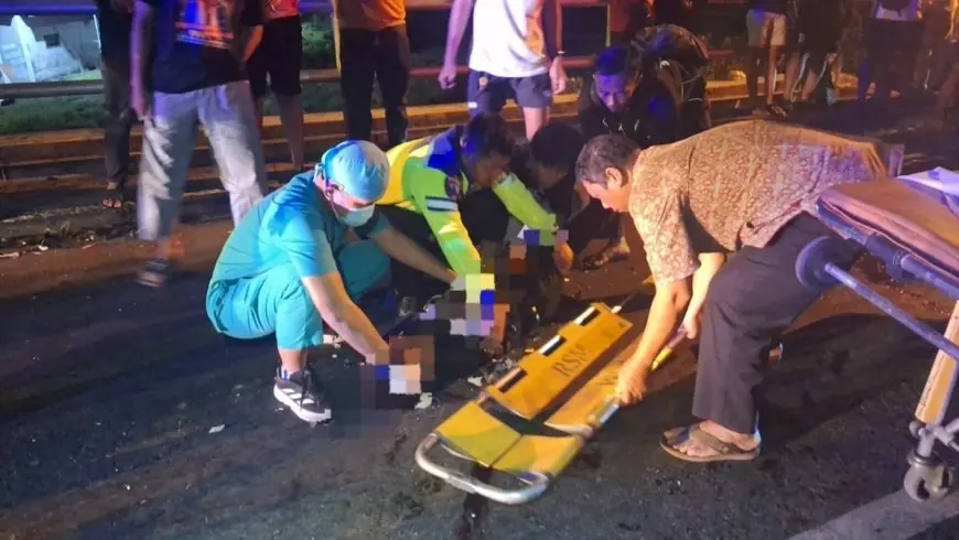 Tabrakan Maut di Jembatan Made Lamongan, Dua Pelajar Asal Gresik dan Tuban Tewas