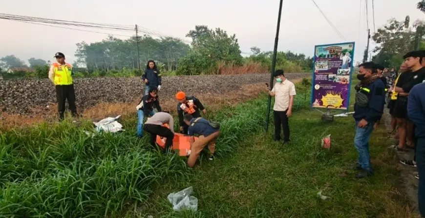 Nekat Berjalan di Jalur Kereta, Seorang Pria Tewas Tertemper KA Brawijaya
