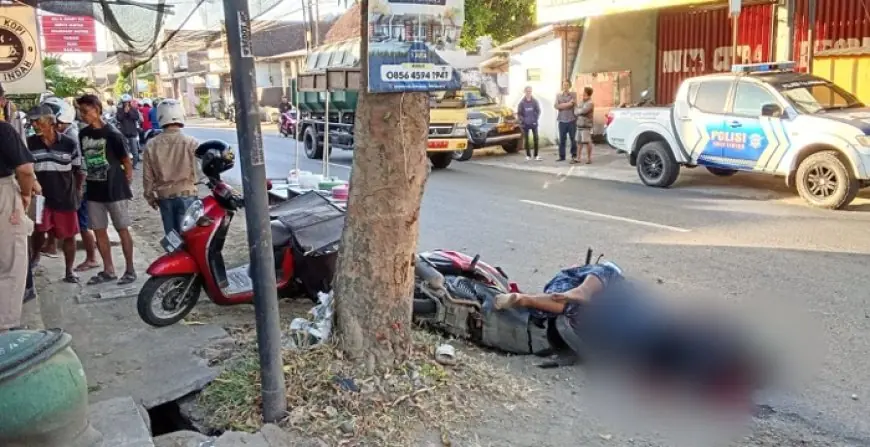 Lakalantas Maut di Kauman, Seorang Pria Tewas Usai Tabrakan dengan Motor Bonceng Tiga