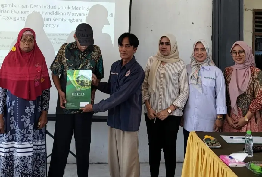 Dorong Kemandirian Difabel, Unisla Lamongan Dampingi Desa Tlogoagung Menuju Desa Inklusi Berkelanjutan