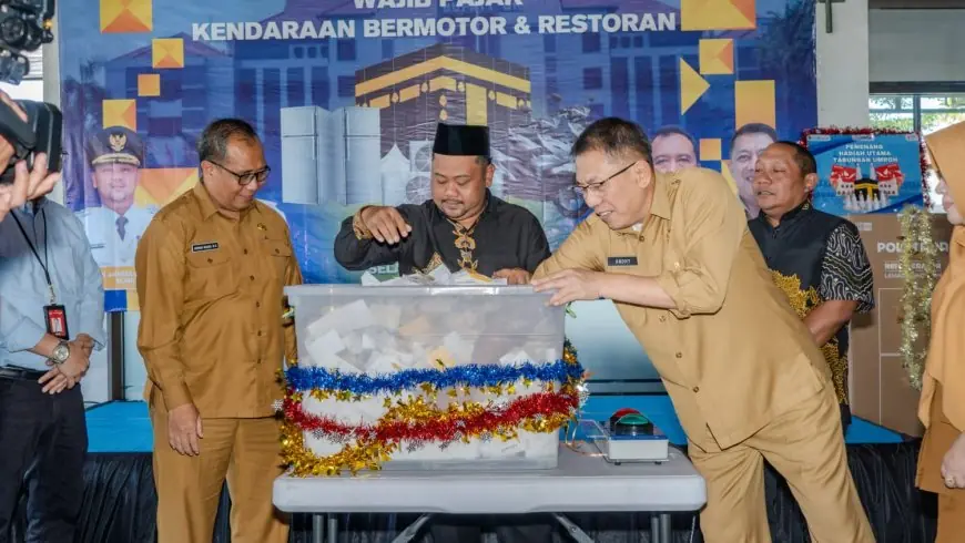 Realisasi Pajak Gresik Tembus Rp590,2 Milliar, Pemkab Hadiahi Wajib Pajak dengan Motor dan Umrah