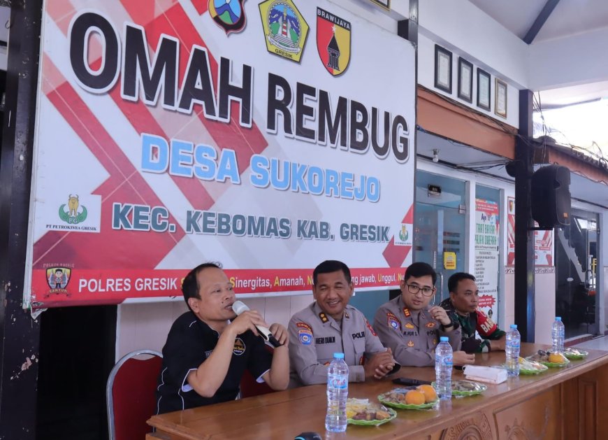 Polda Jatim dan Polres Gresik Perkuat Omah Rembug sebagai Solusi Konflik Warga