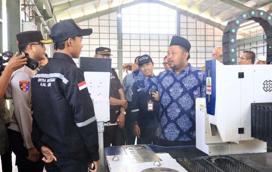Sentra IKM Logam Gresik Resmi Berdiri di Menganti, Jadi Pusat Produksi dan Magang Siswa SMK