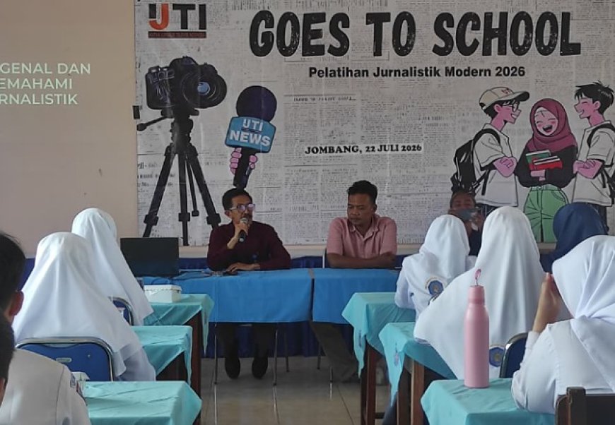 IJTI Korda Majapahit adakan Pelatihan Jurnalistik ke Pelajar SMA Muhammadiyah 1 Jombang