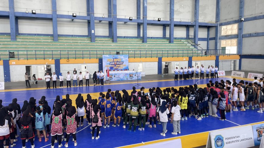 31 Tim Basket Berebut Piala Bupati Lamongan, Jadi Wadah Penjaringan Bibit Atlet Berprestasi