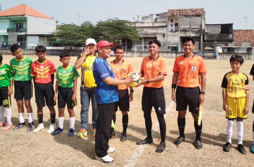 Sempat Dihentikan Terkait Perizinan, Kompetisi Piala Soeratin Gresik U-13 dan U-15 Kembali Bergulir