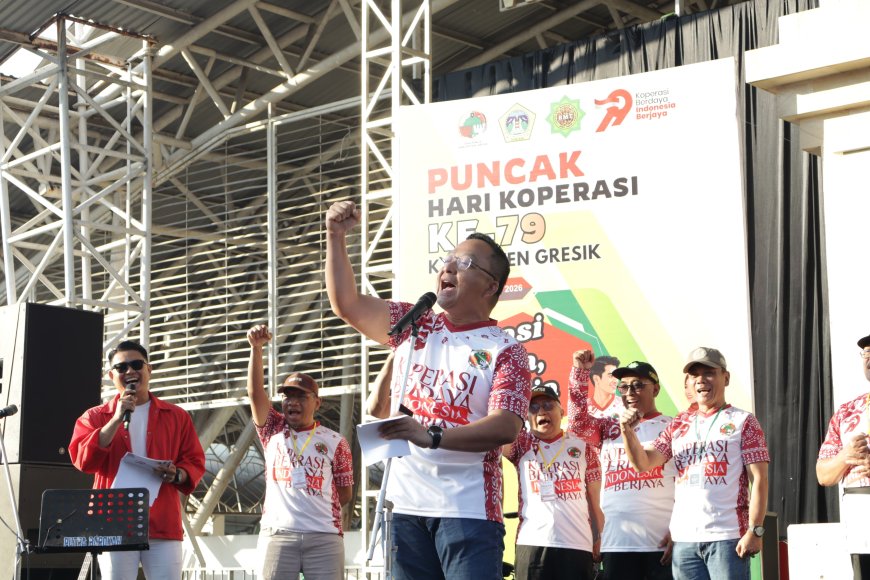 Harkopnas ke-79 Gresik: Wabup Alif Pastikan Koperasi Desa Merah Putih Tak Matikan Toko Kelontong