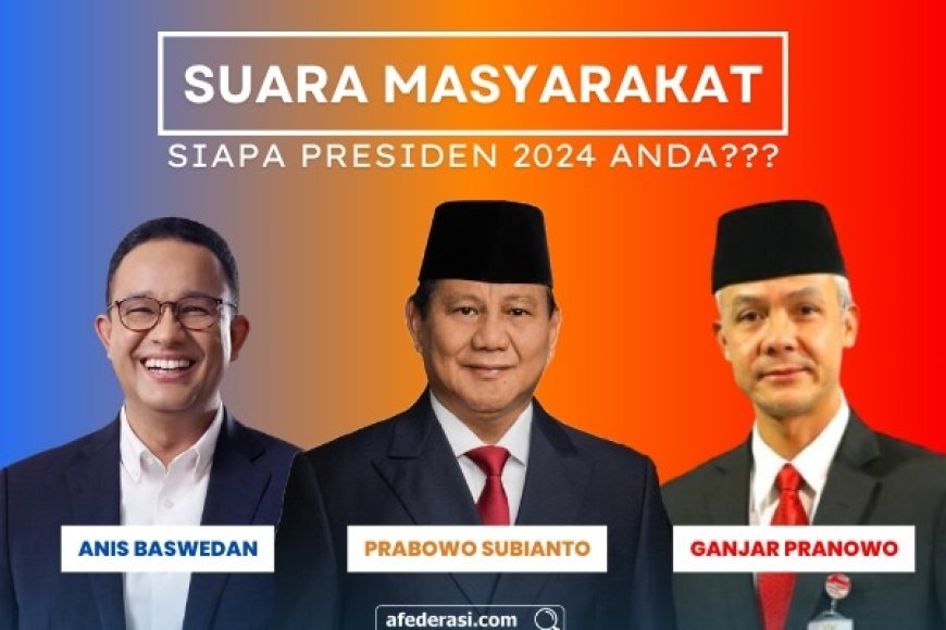 Siapa presiden 2024 anda yang layak memimpin Indonesia?.